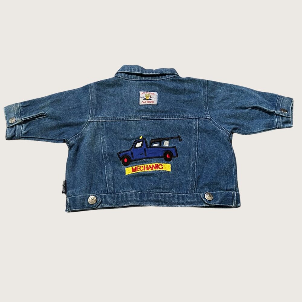 Vintage Teddy's Choice Mechanic Denim Jacket